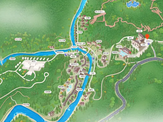 耀州结合景区手绘地图智慧导览和720全景技术，可以让景区更加“动”起来，为游客提供更加身临其境的导览体验。